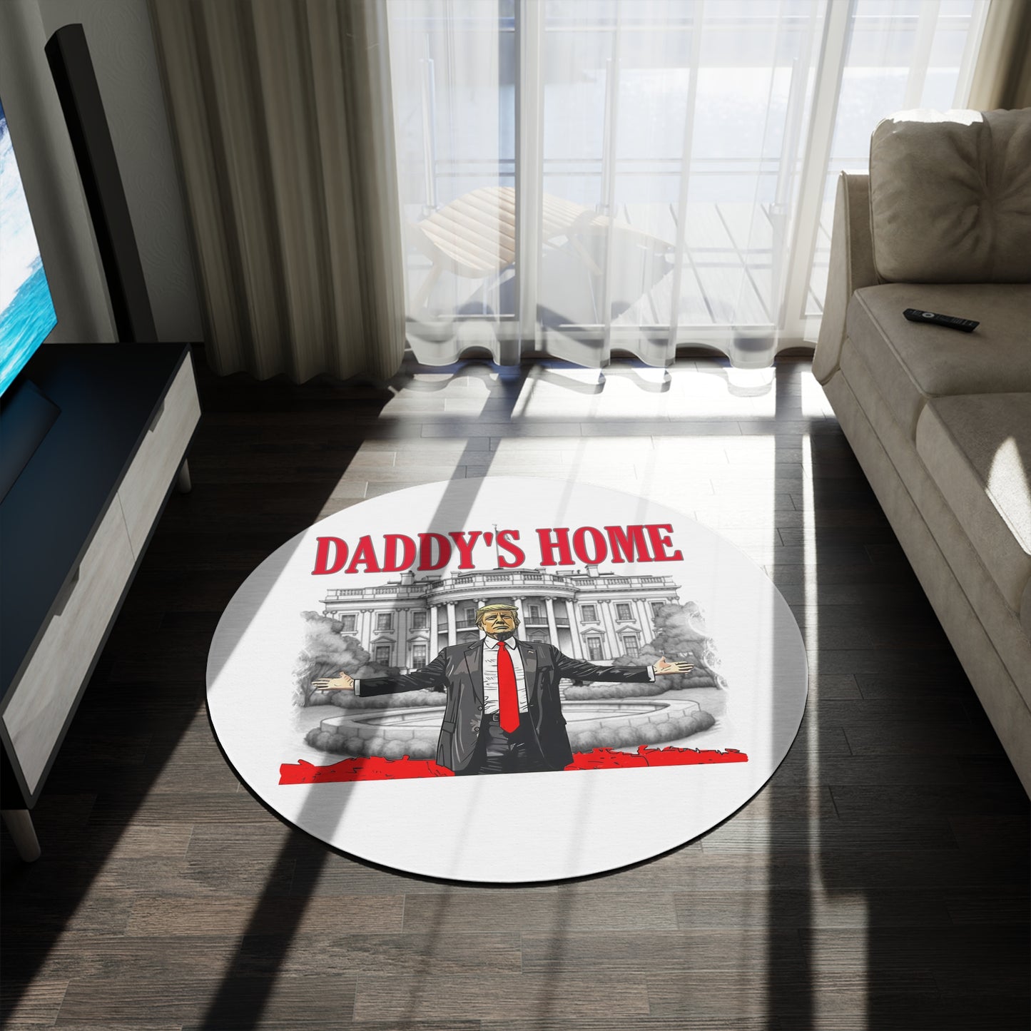 Trump - Daddy's Home Area Rug – Presidential Style for Your Space!