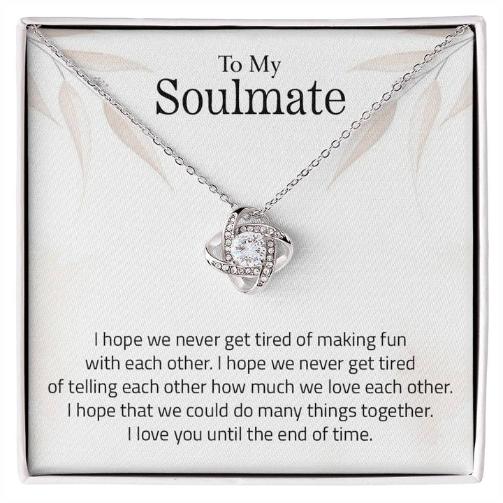 To My Soulmate, I LOVE YOU
