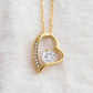 Forever Love Necklace with Granddaughter Graduation From Grandma Message Card