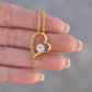 Forever Love Necklace with Granddaughter Graduation From Grandma Message Card