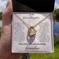 Forever Love Necklace with Granddaughter Graduation From Grandma Message Card