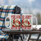 🎅 Funny Santa Mug – "You Ain't Gettin' Shit" Christmas Coffee Mug