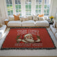 “Naughty List Santa” Woven Blanket — Funny Christmas Heirloom Throw