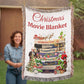 Christmas Movie Blanket — Woven Heirloom Throw Featuring Holiday Film Classics
