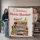 Christmas Movie Blanket — Woven Heirloom Throw Featuring Holiday Film Classics