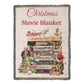 Christmas Movie Blanket — Woven Heirloom Throw Featuring Holiday Film Classics
