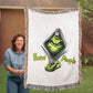 “Eww People” — Grinch Attitude Woven Blanket | Snarky Christmas Heirloom Throw