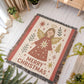 “Merry Christmas Angel” Woven Blanket — Heirloom Holiday Throw