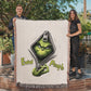 “Eww People” — Grinch Attitude Woven Blanket | Snarky Christmas Heirloom Throw