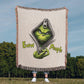 “Eww People” — Grinch Attitude Woven Blanket | Snarky Christmas Heirloom Throw