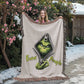 “Eww People” — Grinch Attitude Woven Blanket | Snarky Christmas Heirloom Throw