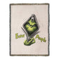 “Eww People” — Grinch Attitude Woven Blanket | Snarky Christmas Heirloom Throw